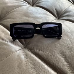 PRADA PR 06YS 02Z01O Black Blue Violet 53 mm Men's Sunglasses