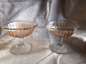 Depression glass Sorbet Dishes