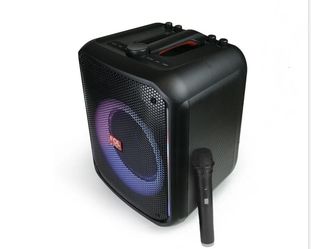 FS-L1206 SPEAKER WITH WIRELESS MICROPHONE AND LED Lights