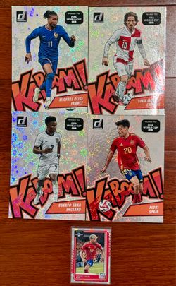 2025 Donruss Road to FIFA World Cup Oversized Kaboom Lot + Lamine Yamal Silver