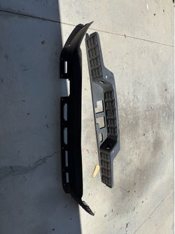 Front air dam and rear bumper just the plastic piece