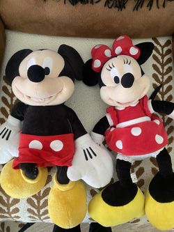 Mickey And  Minnie Mouse 