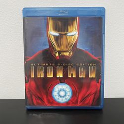 Iron Man Ultimate 2 Disc Edition Blu-Ray Marvel Disney Robert Downey Jr 2008