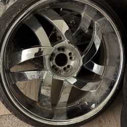24” Velocity Wheels+Tires