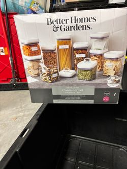 Bettter home and gardens canister set 10 pack