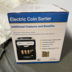 Royal Sovereign Electric Coin Sorter – Model QS-1RC [New Open Box]
