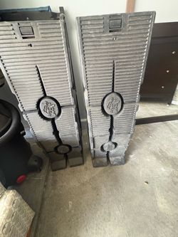Pair of Heavy Duty Plastic Car Ramps