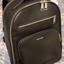 Coach Ethan BP Leather Black Backpack