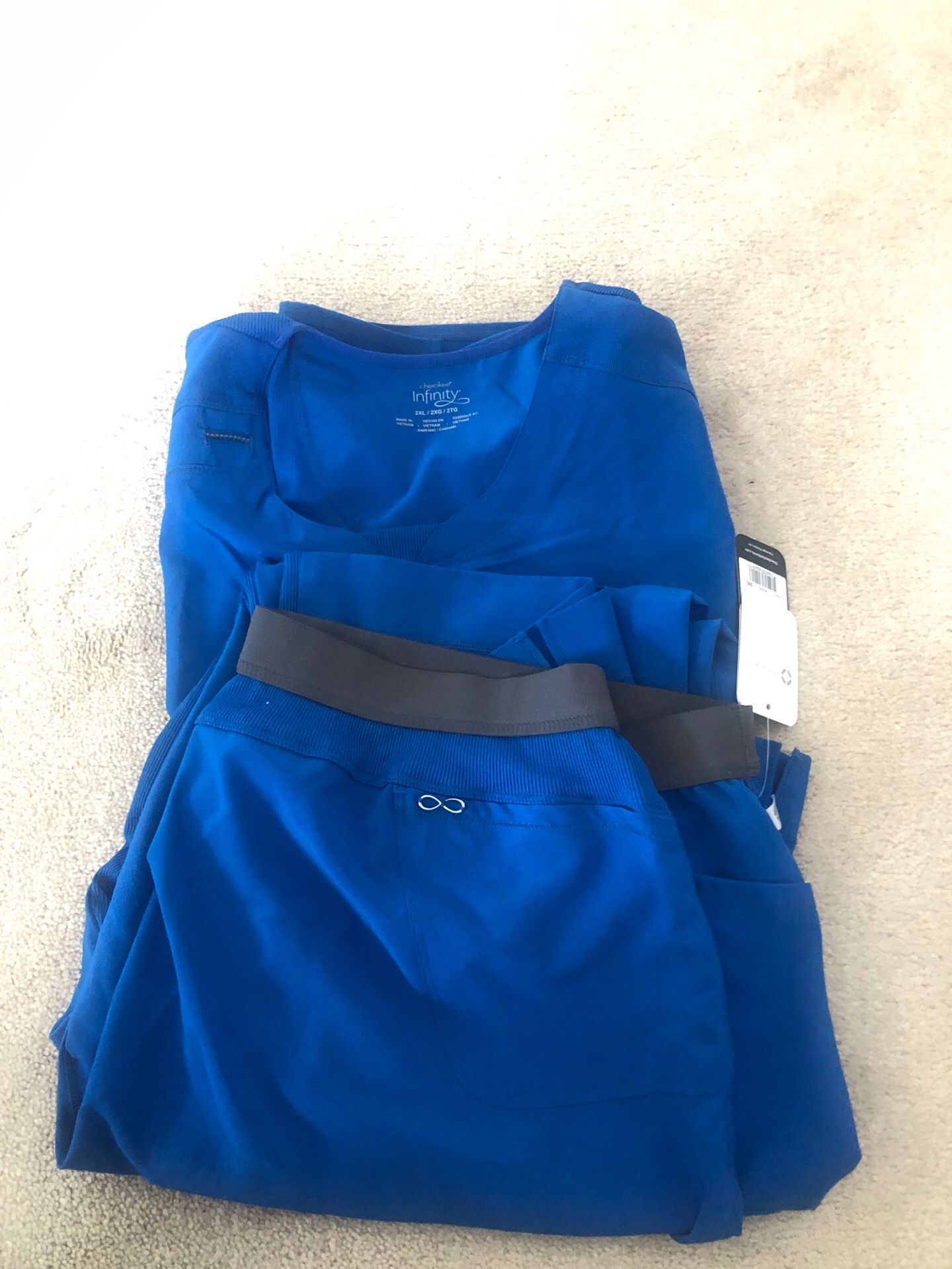 Brand new royal blue Cherokee Infinity Scrubs!!! 2XL
