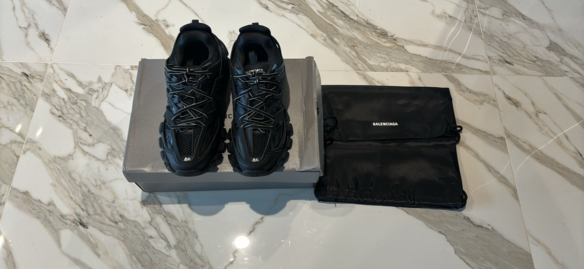Balenciaga  tracks size 11 Balenciaga Track size 11 (45) Grey Good | Mercari main image 2