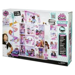 LOL Surprise OMG house Of Suprises New Real Wood Dollhouse