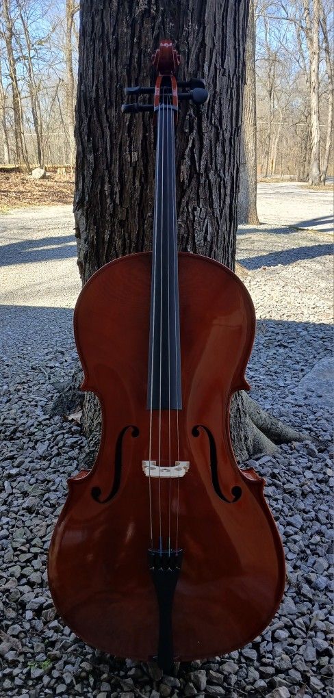 Brand New Maple Wood Cello With CaseBow&Rosin