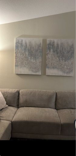 Sectional Modular Sofa with Ottoman