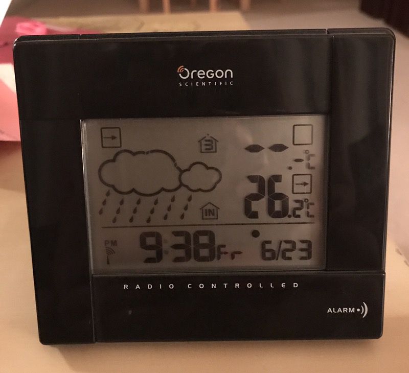 Oregon digital alarm clock