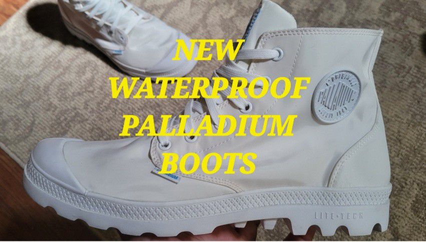 New Waterproof Palladium Boots
