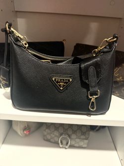 Prada Black Saffiano Leather Mini Shoulder Bag