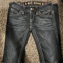 ROCK REVIVAL skinny slim-fit bootcut jeans