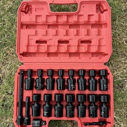 19 Piece 3/8” Impact Swivel Socket Set 8-22mm
