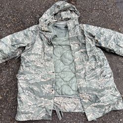 Military Surplus Insulated Rain Parka