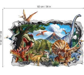 3D Dinosaur Wall Sticker Large