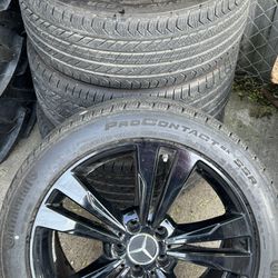 19 in Mercedes Rims/Pro Contact GX SSR Tires
