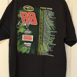 2008 Dale Earnhardt Jr T-Shirt (SIZE LARGE) NASCAR