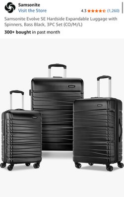 NEW IN BOX - Samsonite Evolve SE Hardside Expandable Luggage 3-Piece Set