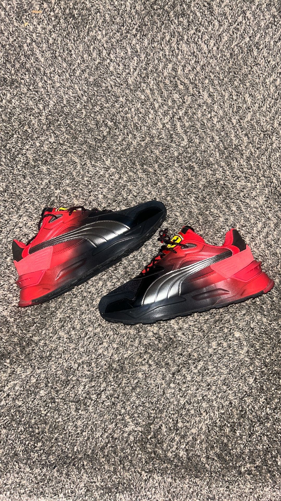 (Brand New) $60 Puma Scuderia Ferrari Sneakers Size 10 Men’s Black Red Silver Yellow