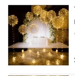 LED Light-Up Balloons Warm White 12-Pack