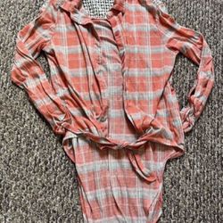 Plaid Top For Women Size Small 