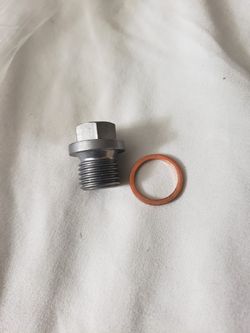 FREE Genuine BMW Engine Block Drain Plug with Crush Washer