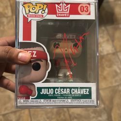 Signed Julio Cesar Chavez Funko