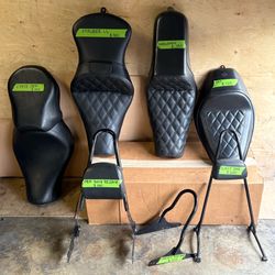 HARLEY SPORTSTER SEATS AND SISSY BAR PARTS 48 72 nightster xl1200/883