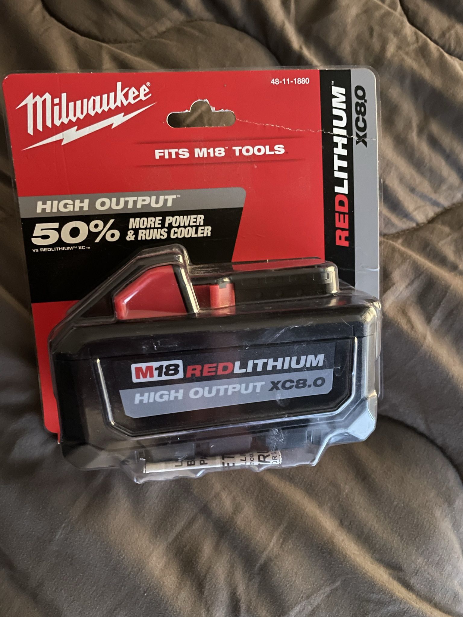 Milwaukee New Battery 8ah M18