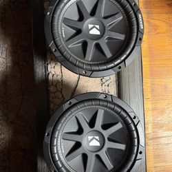Kicker 43C104 10 300W Pair of Subwoofers Car Audio