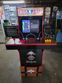 NBA Jam Heavily Modded Arcade Cabinet over 12,000k Games!
