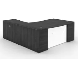 CEO office desk for sale - Potenza L Shaped desk 72"