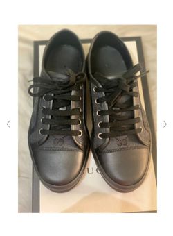 Black Canvas Gucci Unisex Sneakers 