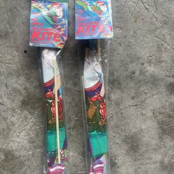 Set Of 2 New Disney The Little Mermaid 42" Delta Kite Spectra Star1991 Rare