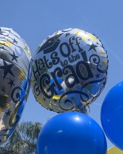 Graduation Balloons with Helium