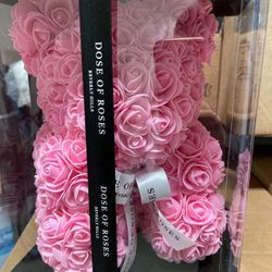 Forever Pink Rose Bear