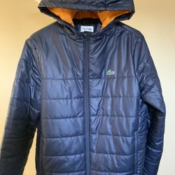 Lacoste Mens Bubble Jacket $195 S Small