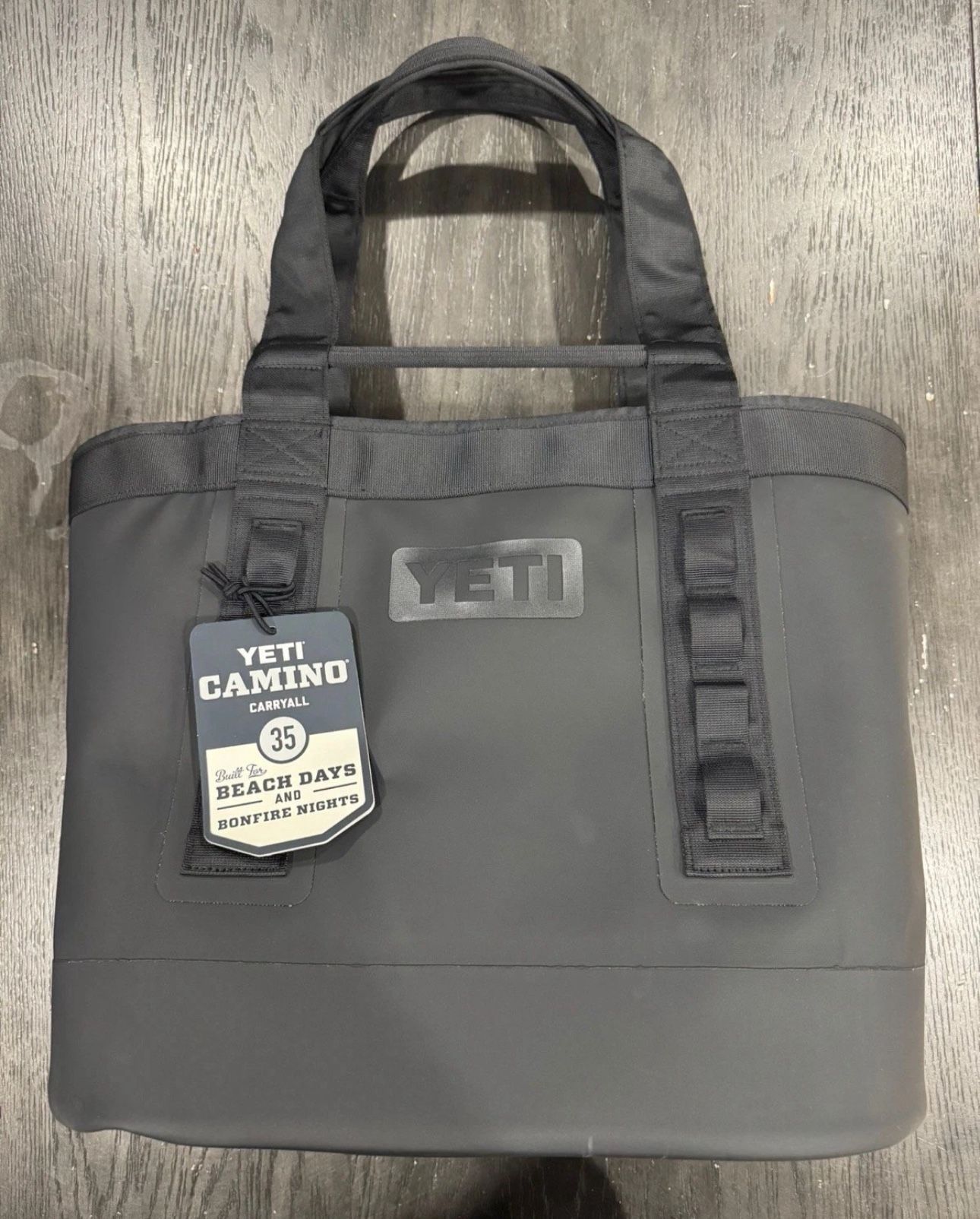 New YETI Camino 35 Carryall 2.0 Tote Bag Black Model CAMINO35