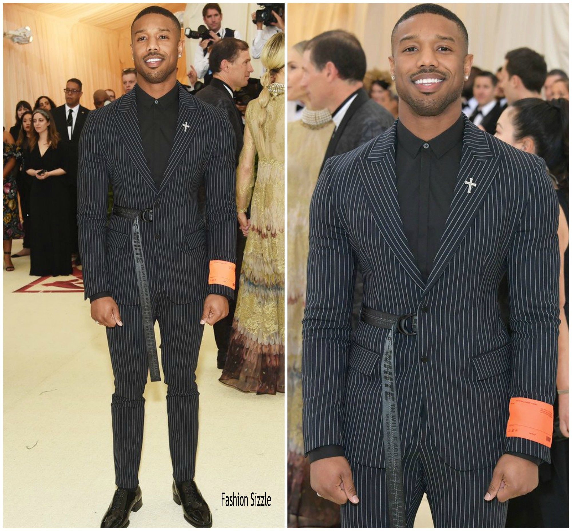 Offwhite Yellow Industrial Belt