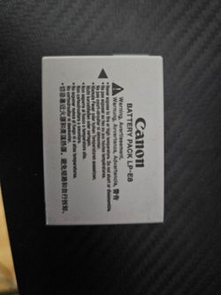 Cannon OEM LP-E8 battery and charger