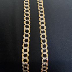 14K Solid Yellow Gold Chain