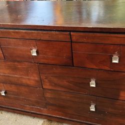 Dresser Mirror And Night Table