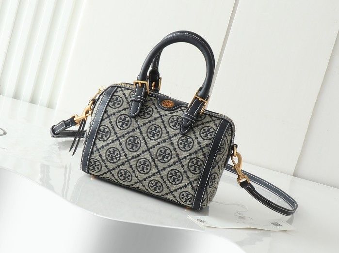 TORY BURCH Mini Jacquard Barrel Bag