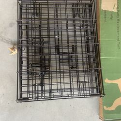 SMALL DOG CRATE/ DOG POTTY REPLACEMENT TURF/ BOOTS