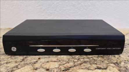 GE 4-way component video switcher $30